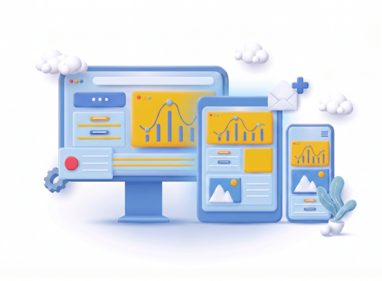 Diseño de páginas web adaptables y responsive para visualización óptima en ordenador, tablet y smartphone.